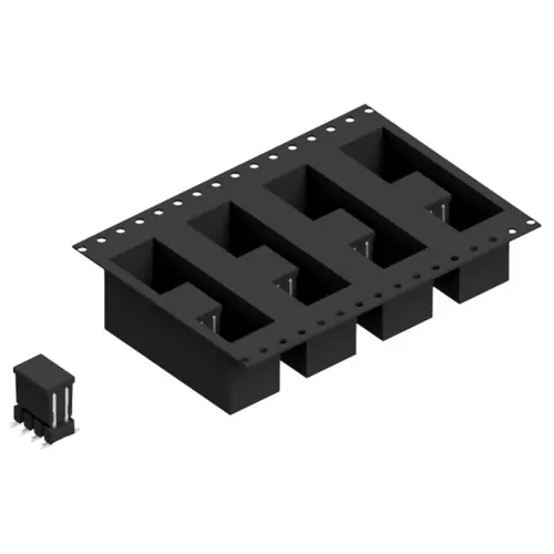 Stiftleiste, 8-polig, RM 2.54 mm, abgewinkelt, schwarz, 10049407 Sofort Bestellen