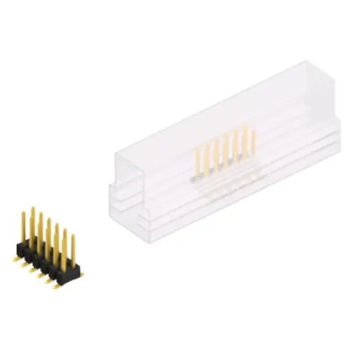 Versand Am Gleichen Tag Stiftleiste, 12-polig, RM 2.54 mm, abgewinkelt, schwarz, 10049640