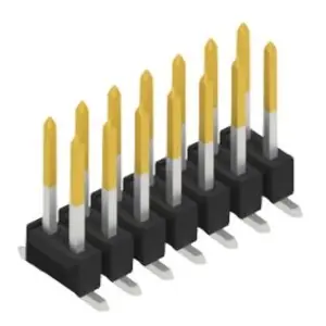 Wochenendangebot Stiftleiste, 14-polig, RM 2.54 mm, abgewinkelt, schwarz, 10049654