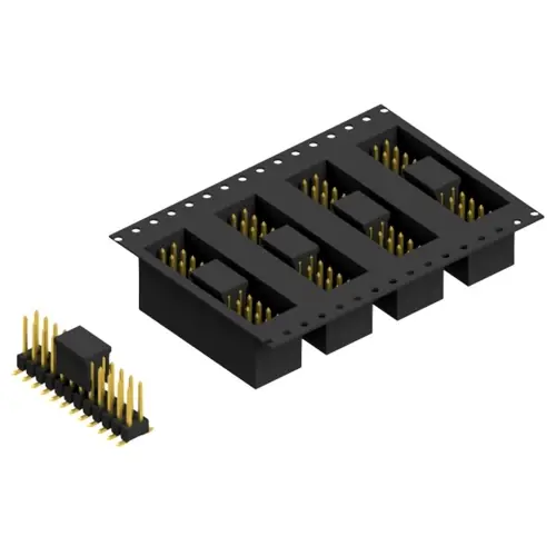 Stiftleiste, 24-polig, RM 2.54 mm, abgewinkelt, schwarz, 10049716 Meistverkauft