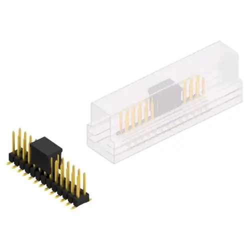 Stiftleiste, 26-polig, RM 2.54 mm, abgewinkelt, schwarz, 10049728 Knallerangebot