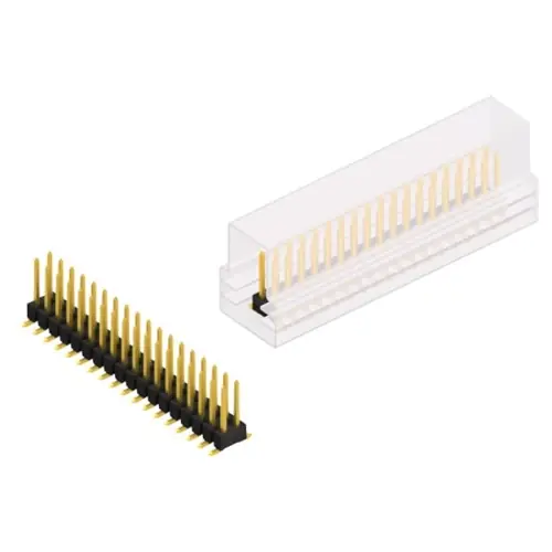 Stiftleiste, 36-polig, RM 2.54 mm, abgewinkelt, schwarz, 10049775 Jetzt Bestellen