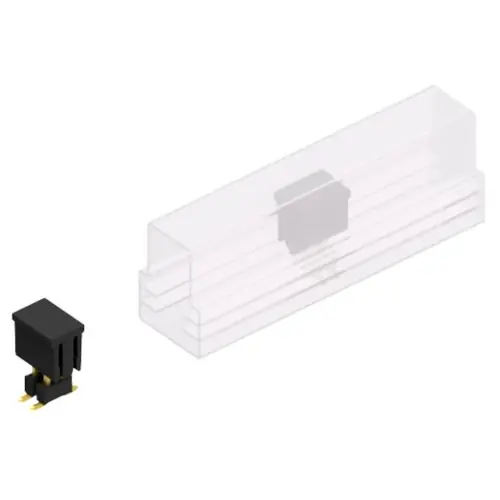 Stiftleiste, 4-polig, RM 2.54 mm, abgewinkelt, schwarz, SL11SMD0784GBSM Abverkauf