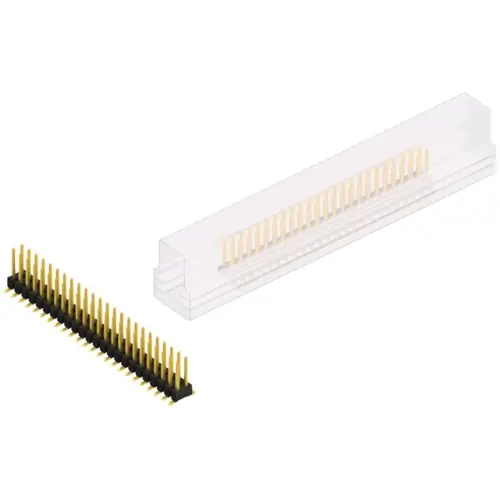 Top-Seller Stiftleiste, 48-polig, RM 2.54 mm, abgewinkelt, schwarz, SL11SMD07848GSM
