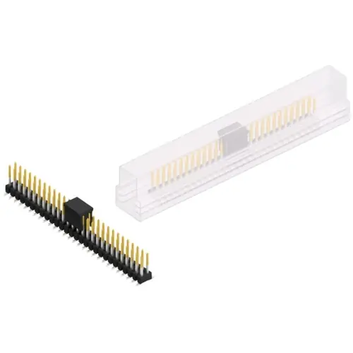 Online Kaufen Stiftleiste, 56-polig, RM 2.54 mm, abgewinkelt, schwarz, SL11SMD07856SBSM