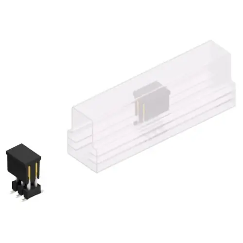 Stiftleiste, 6-polig, RM 2.54 mm, abgewinkelt, schwarz, 10049604 Bestseller