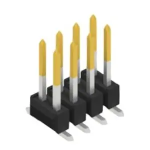 Neu Im Sortiment Stiftleiste, 8-polig, RM 2.54 mm, abgewinkelt, schwarz, 10049616