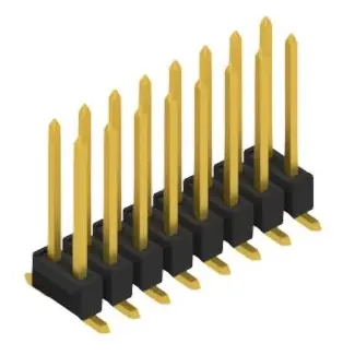 Stiftleiste, 16-polig, RM 2.54 mm, abgewinkelt, schwarz, 10049856 Jetzt Bestellen