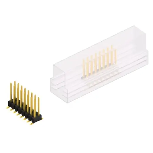 Stiftleiste, 16-polig, RM 2.54 mm, abgewinkelt, schwarz, 10049858 Kostenloser Versand