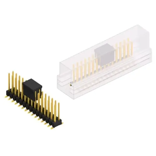 Stiftleiste, 30-polig, RM 2.54 mm, abgewinkelt, schwarz, 10049922 Angebot