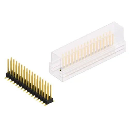 Stiftleiste, 32-polig, RM 2.54 mm, abgewinkelt, schwarz, 10049933 Meistverkauft