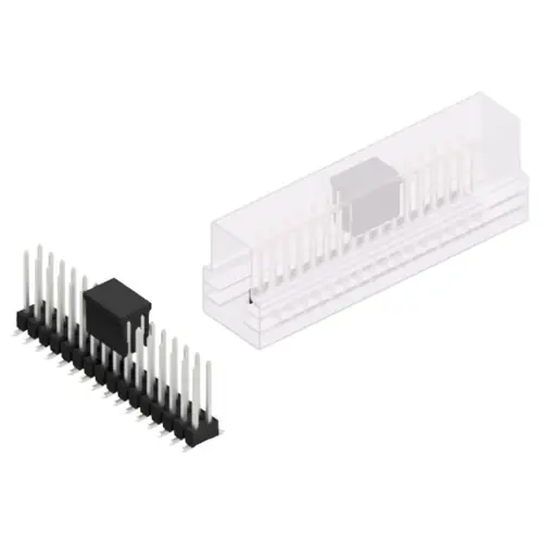 Must-Have Stiftleiste, 32-polig, RM 2.54 mm, abgewinkelt, schwarz, 10049938