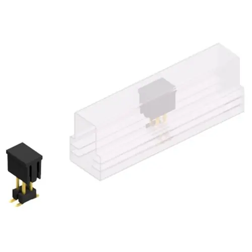 Stiftleiste, 4-polig, RM 2.54 mm, abgewinkelt, schwarz, 10140147 Highlight