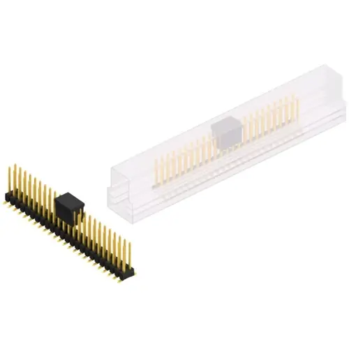 Sale Stiftleiste, 48-polig, RM 2.54 mm, abgewinkelt, schwarz, SL11SMD10448GBSM