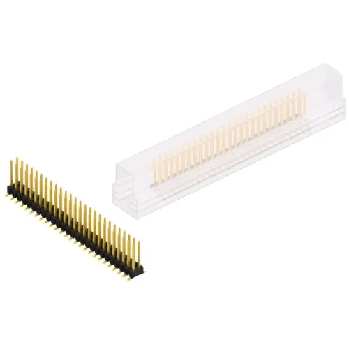 Online Kaufen Stiftleiste, 52-polig, RM 2.54 mm, abgewinkelt, schwarz, SL11SMD10452GSM