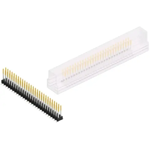 Stiftleiste, 54-polig, RM 2.54 mm, abgewinkelt, schwarz, SL11SMD10454SSM Wochenendangebot