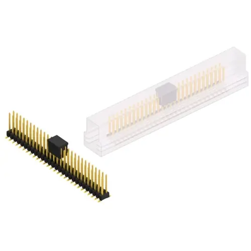 Stiftleiste, 56-polig, RM 2.54 mm, abgewinkelt, schwarz, SL11SMD10456GBSM Nur Für Kurze Zeit