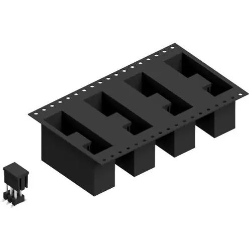Sichere Zahlung Stiftleiste, 6-polig, RM 2.54 mm, abgewinkelt, schwarz, SL11SMD1046SBTR