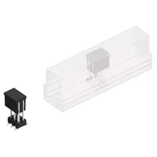 Stiftleiste, 6-polig, RM 2.54 mm, abgewinkelt, schwarz, 10049816 Jetzt Bestellen