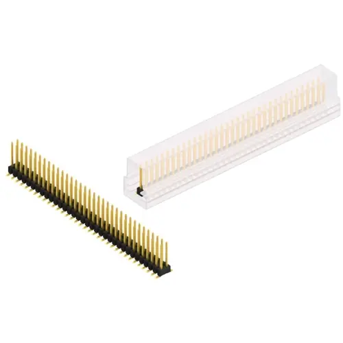 Stiftleiste, 68-polig, RM 2.54 mm, abgewinkelt, schwarz, SL11SMD10468GSM Knallerangebot