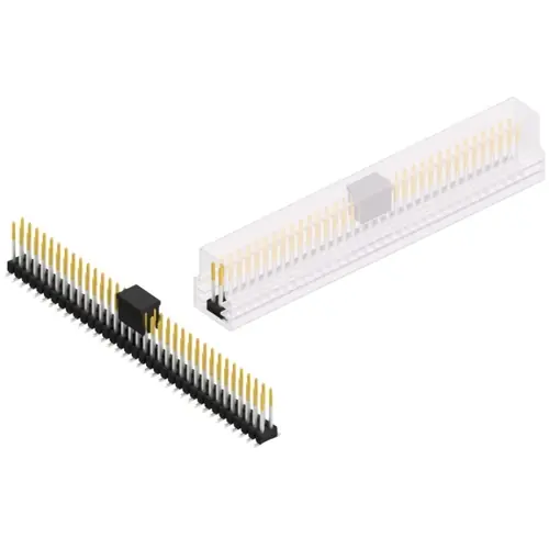 Stiftleiste, 70-polig, RM 2.54 mm, abgewinkelt, schwarz, SL11SMD10470SBSM Mega-Angebot