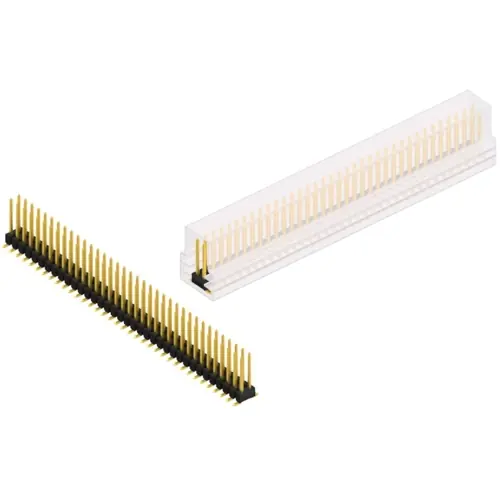 Stiftleiste, 72-polig, RM 2.54 mm, abgewinkelt, schwarz, SL11SMD10472GSM Saisonangebot