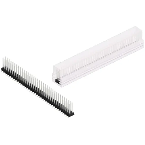 Kostenfreie Lieferung Stiftleiste, 72-polig, RM 2.54 mm, abgewinkelt, schwarz, SL11SMD10472ZSM