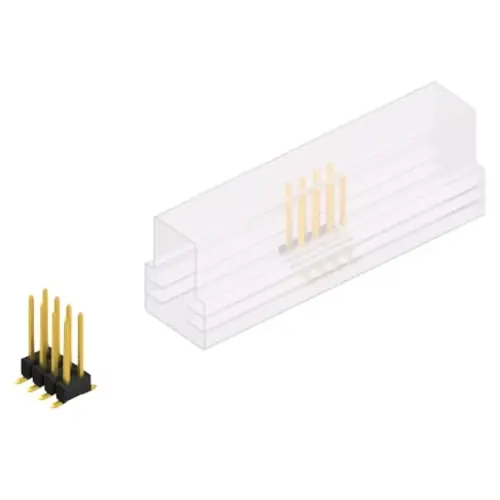 Stiftleiste, 8-polig, RM 2.54 mm, abgewinkelt, schwarz, 10049820 Bestpreis