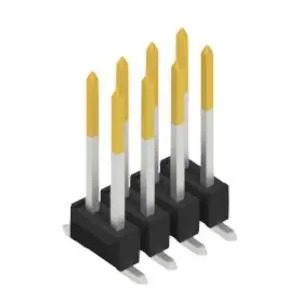 Saisonangebot Stiftleiste, 8-polig, RM 2.54 mm, abgewinkelt, schwarz, 10049821