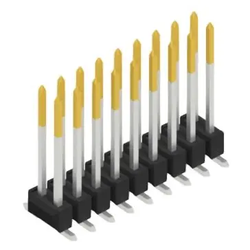 Direkt Vom Hersteller Stiftleiste, 18-polig, RM 2.54 mm, abgewinkelt, schwarz, 10050007