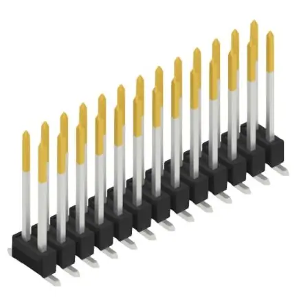 Stiftleiste, 26-polig, RM 2.54 mm, abgewinkelt, schwarz, 10050022 Rabatt