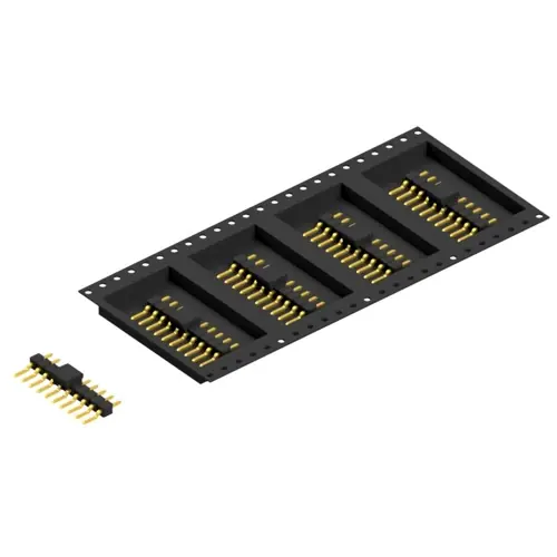 Stiftleiste, 10-polig, RM 2.54 mm, gerade, schwarz, 10138006 Angebot