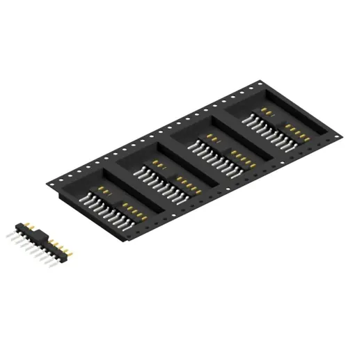 Jetzt Kaufen Stiftleiste, 10-polig, RM 2.54 mm, gerade, schwarz, SL12SMD03110SBTR