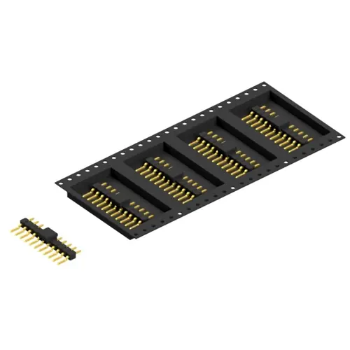 Stiftleiste, 11-polig, RM 2.54 mm, gerade, schwarz, SL12SMD03111GBTR Mega-Angebot