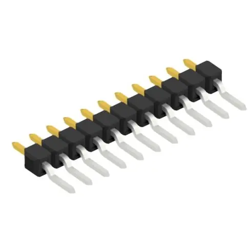 Stiftleiste, 11-polig, RM 2.54 mm, gerade, schwarz, SL12SMD03111S Bestseller