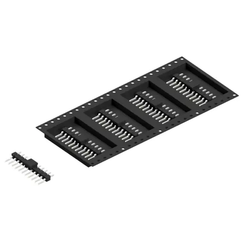 Versand Am Gleichen Tag Stiftleiste, 11-polig, RM 2.54 mm, gerade, schwarz, SL12SMD03111ZBTR