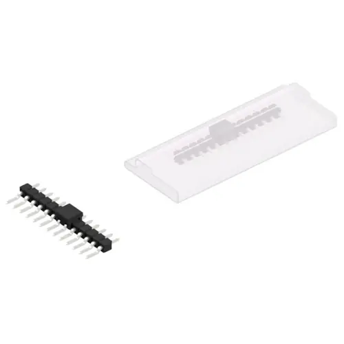 Stiftleiste, 13-polig, RM 2.54 mm, gerade, schwarz, SL12SMD03113ZBSM Schneller Versand