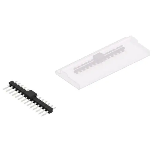 Stiftleiste, 14-polig, RM 2.54 mm, gerade, schwarz, SL12SMD03114ZBSM Aktuell