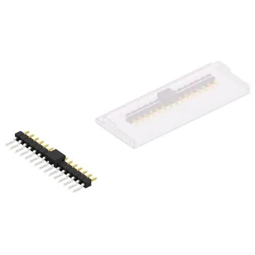 Online Kaufen Stiftleiste, 15-polig, RM 2.54 mm, gerade, schwarz, SL12SMD03115SBSM