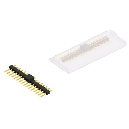 Saisonangebot Stiftleiste, 16-polig, RM 2.54 mm, gerade, schwarz, SL12SMD03116GBSM