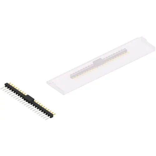Stiftleiste, 22-polig, RM 2.54 mm, gerade, schwarz, SL12SMD03122SBSM Letzte Chance
