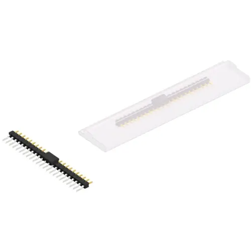 Stiftleiste, 23-polig, RM 2.54 mm, gerade, schwarz, SL12SMD03123SBSM Bestseller