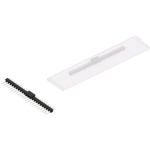 Top-Angebot Stiftleiste, 23-polig, RM 2.54 mm, gerade, schwarz, SL12SMD03123ZBSM