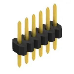 Stiftleiste, 6-polig, RM 1.27 mm, gerade, schwarz, SLVW10366G Letzte Chance