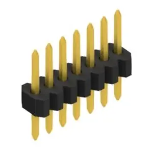 Angebot Stiftleiste, 7-polig, RM 1.27 mm, gerade, schwarz, SLVW10367G