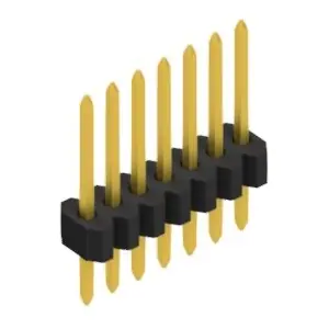 Stiftleiste, 7-polig, RM 1.27 mm, gerade, schwarz, 10060385 Kracherpreis