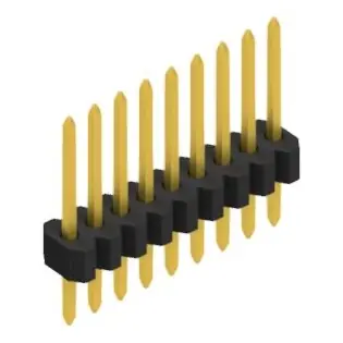 Kostenloser Rückversand Stiftleiste, 9-polig, RM 1.27 mm, gerade, schwarz, 10060389