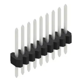 Stiftleiste, 9-polig, RM 1.27 mm, gerade, schwarz, 10060390 Angebot