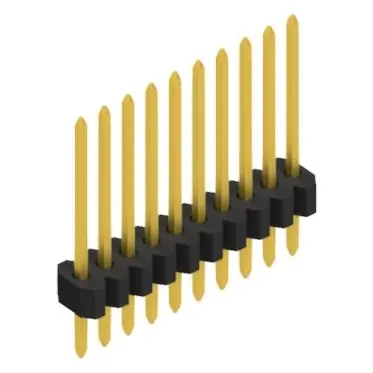 Preis Gesenkt Stiftleiste, 10-polig, RM 1.27 mm, gerade, schwarz, 10060468