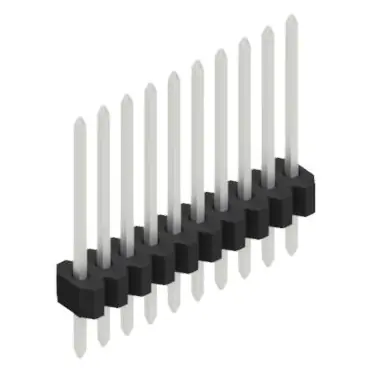 Stiftleiste, 10-polig, RM 1.27 mm, gerade, schwarz, 10060469 Rabatt